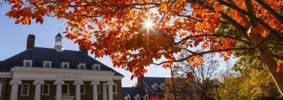 UMD campus during Fall