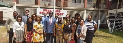 HEGC! 2019 participants and faculty with the Honorable Dr. Yaw Osei Adutwum, Deputy Minister of Basic and Secondary Education, January 2019