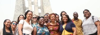Higher Education in the Ghanaian Context study abroad group photo