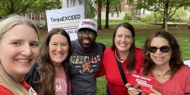 Alumni at Maryland Day 