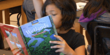 girl reading