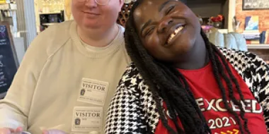 TerpsEXCEED Peer Mentor with TerpsEXCEED student