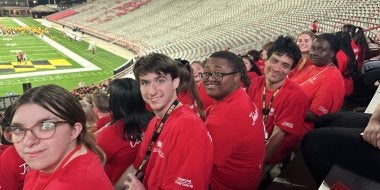 TerpsEXCEED Students at the BIG Show