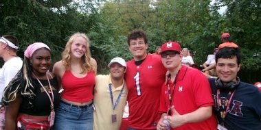 TerpsEXCEED Students and Mentors at Tailgate