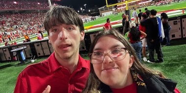 TerpsEXCEED Students at MD Football Game