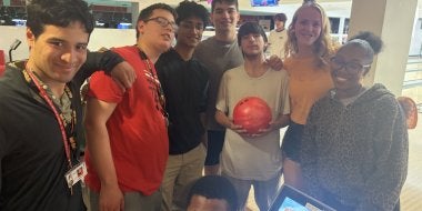 TerpsEXCEED Students Bowling at TerpZone