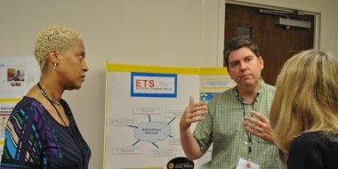 Rosalia Reyes-Webb and Steve Pragel discuss ETS services