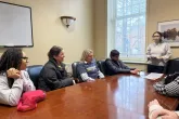 TerpsEXCEED Students at talking to Senator Zucker 