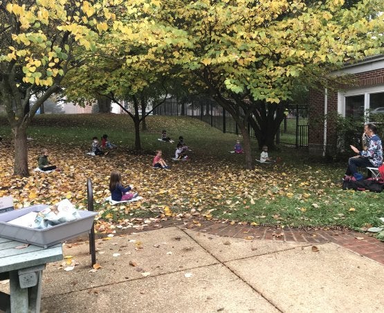 Music class outside
