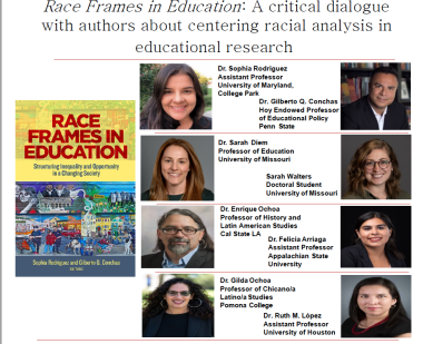 Race Frames in Education Book Discussion_Flyer