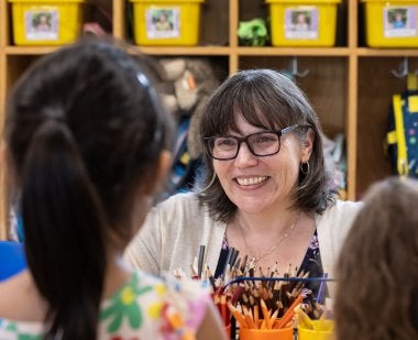 Jennifer Smallwood-Holmes, director of the Center for Young Children