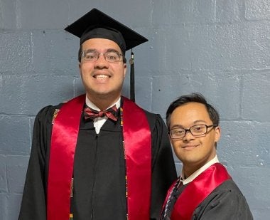 Zach McKay and Hari Kannan, 2023 TerpsEXCEED graduates