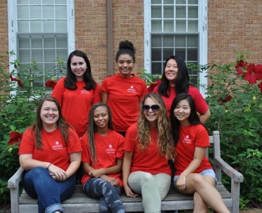 COE student ambassadors 2018