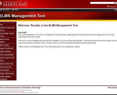 ELMS Management Tool Coursemail