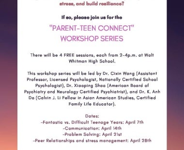 Parent-Teen Connect Flyer