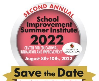 CEii Summer Institute 2022 Save the Date: August 8-10