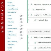 Organizing Canvas Courses Using Modules