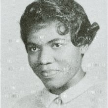 Elaine Johnson Coates '59 as a college student at UMD