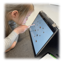 child and ipad