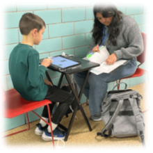 reading child