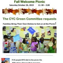 Fall picnic poster