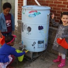 Using the rain barrel
