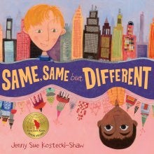 Photo of the cover of the book Same, same but Different by Jenny Sue Kostecki-Shaw