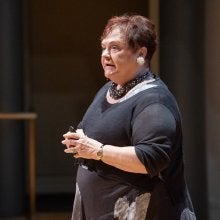 Patricia Alexander presenting at the Terrapin Ed Talks.