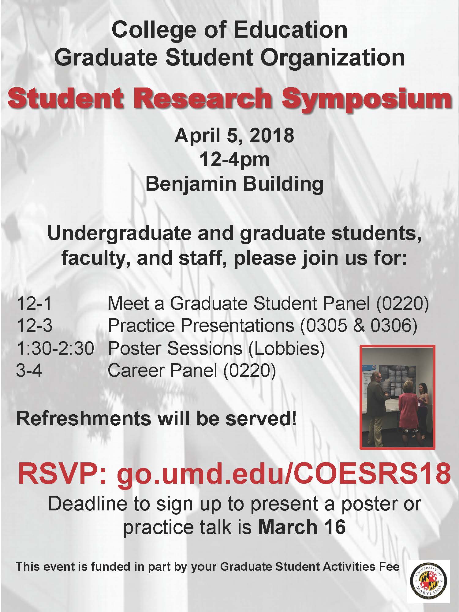 COE Graduate Student Research Symposium (SRS)