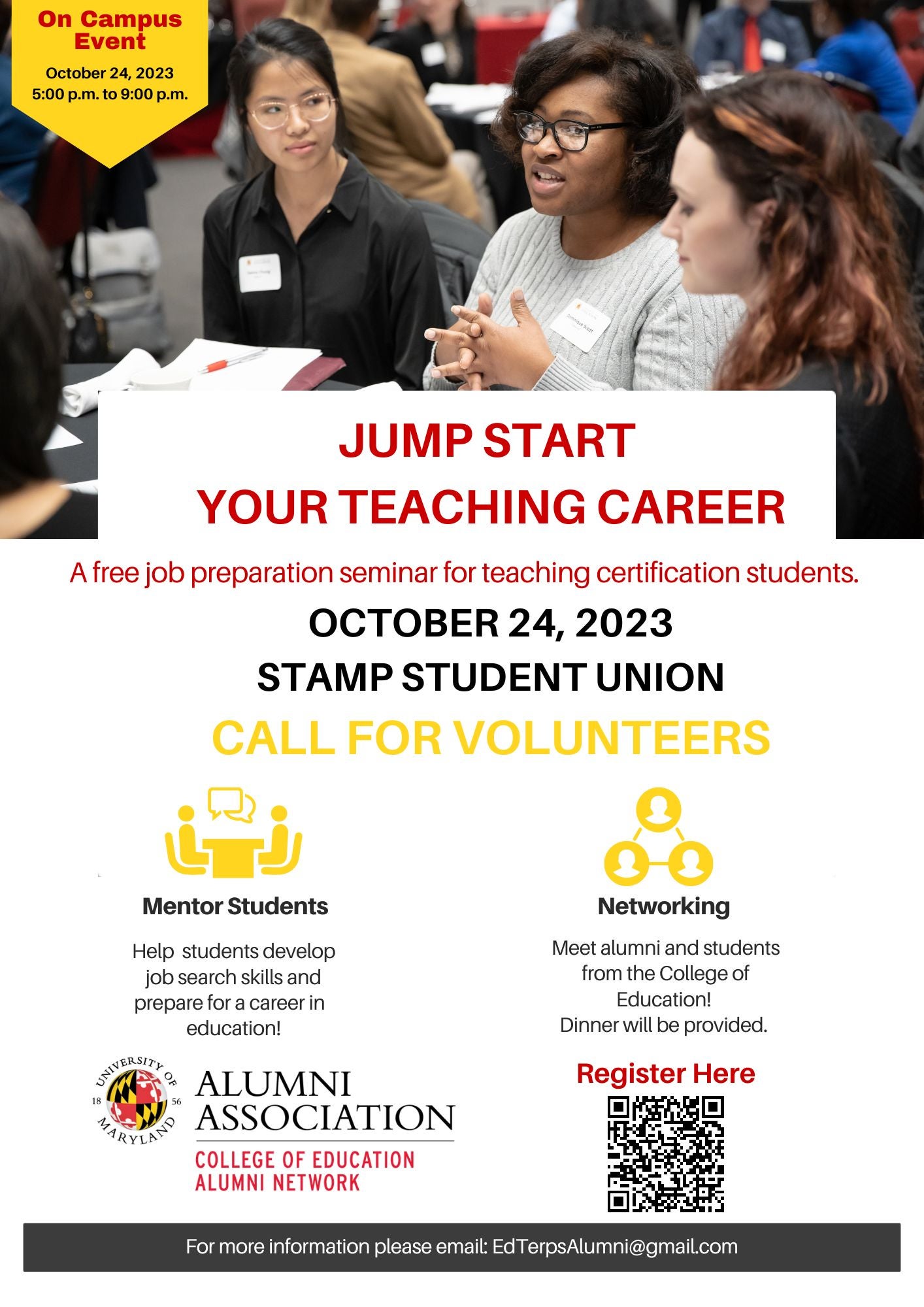 Jump Start Your Teaching Career Flyer 