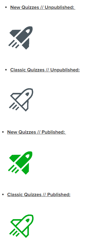 Canvas Rockets Icons