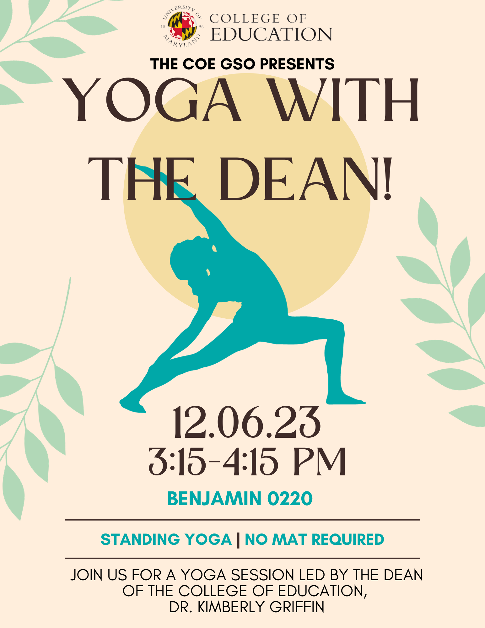 Yoga with the Dean