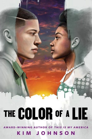 Book cover "The color of a lie" 