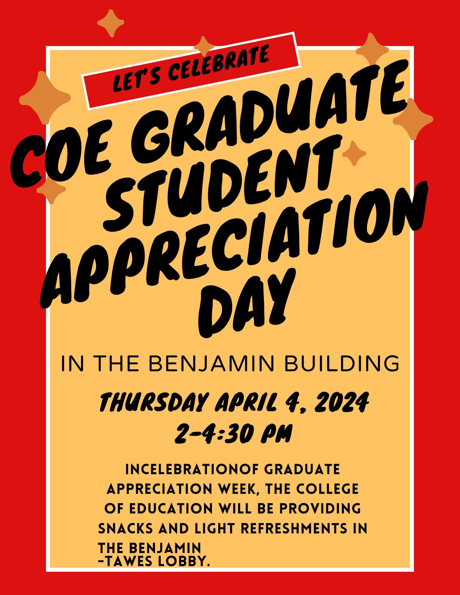 COE Grad Student Appreciation Day