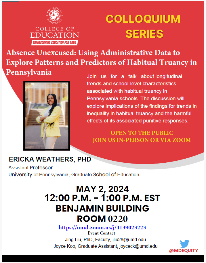 Ericka Weathers Colloquium