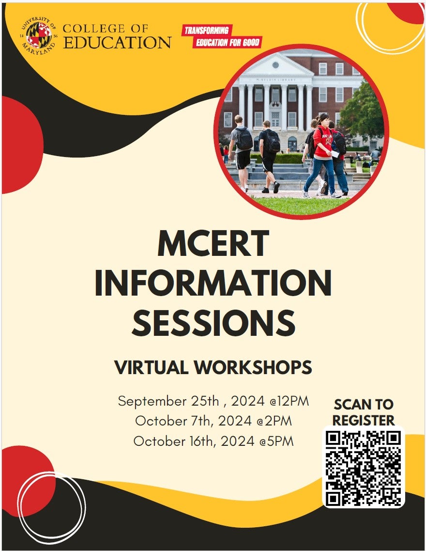 MCERT information Sessions 2024