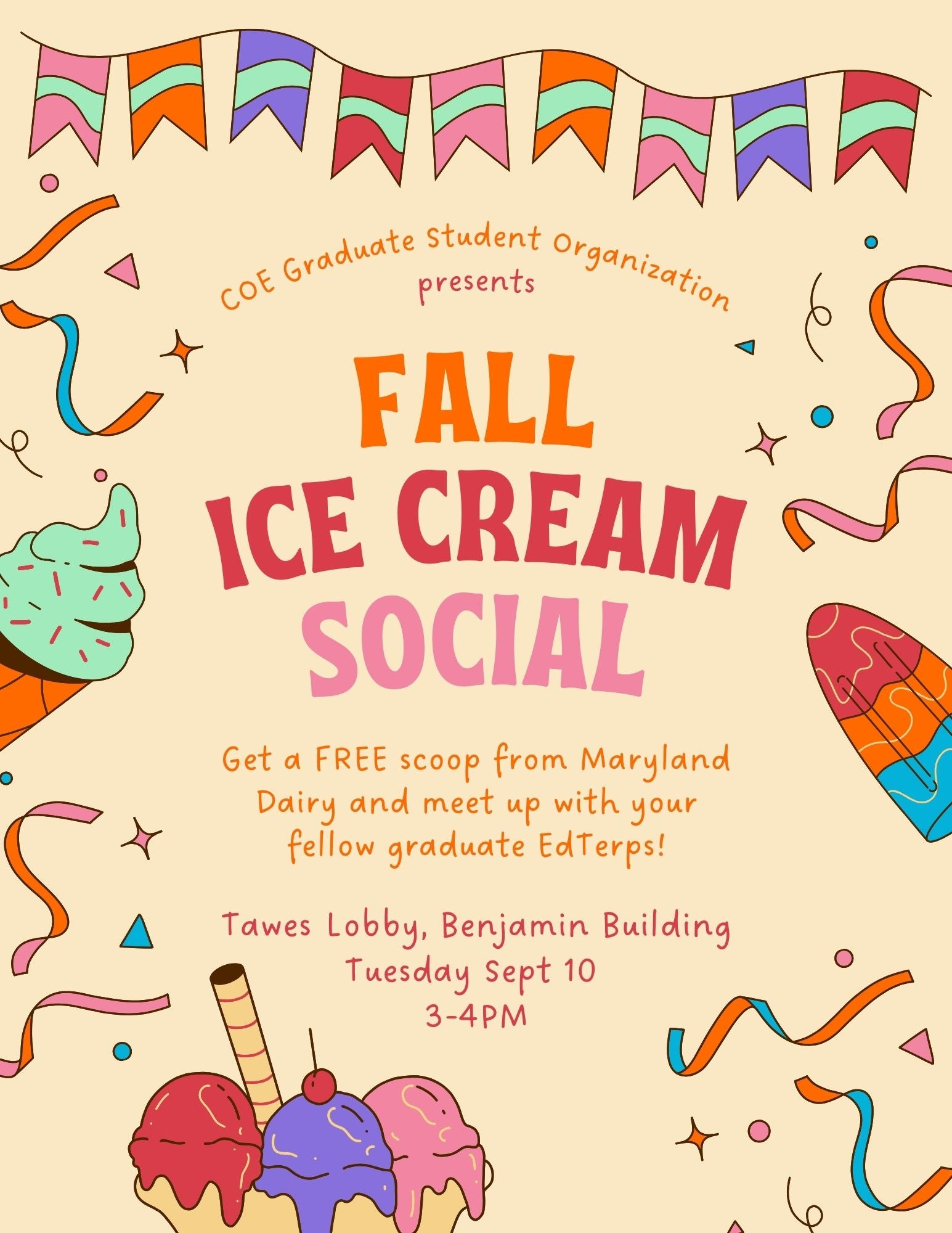 GSO Ice Cream Social Flyer