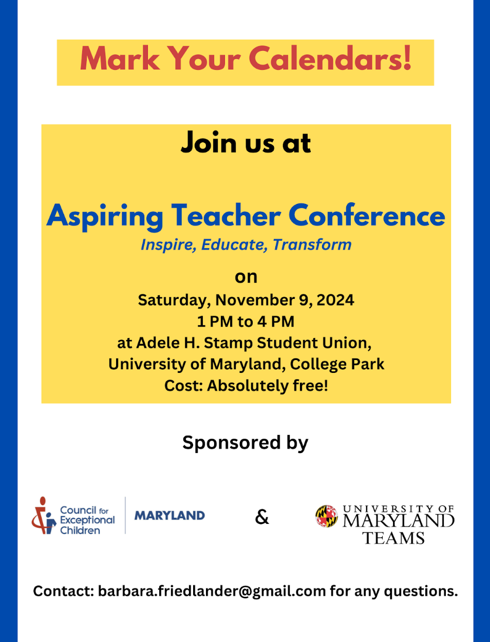 Aspiring Educators Conference