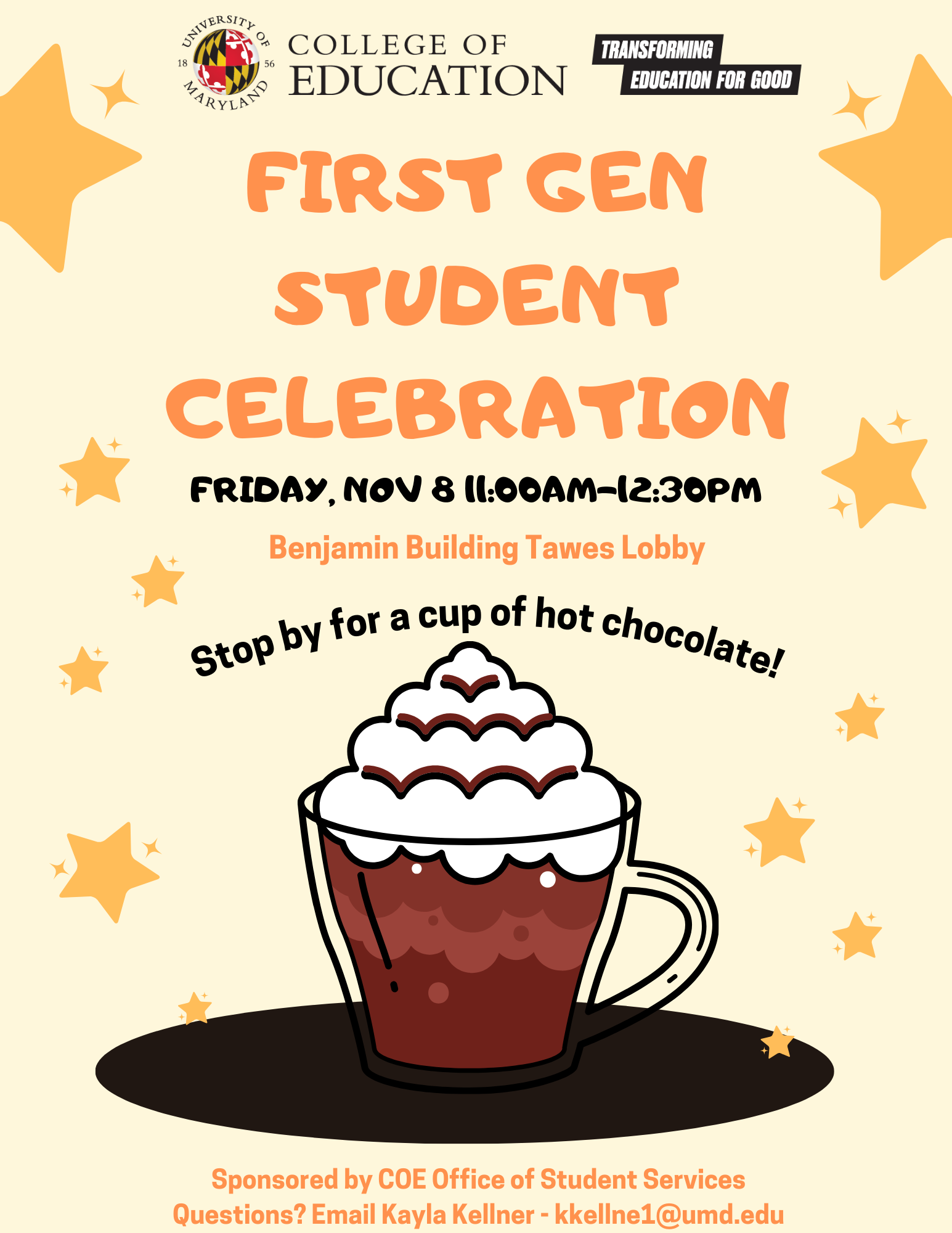 First Gen Student Celebration | UMD College of Education
