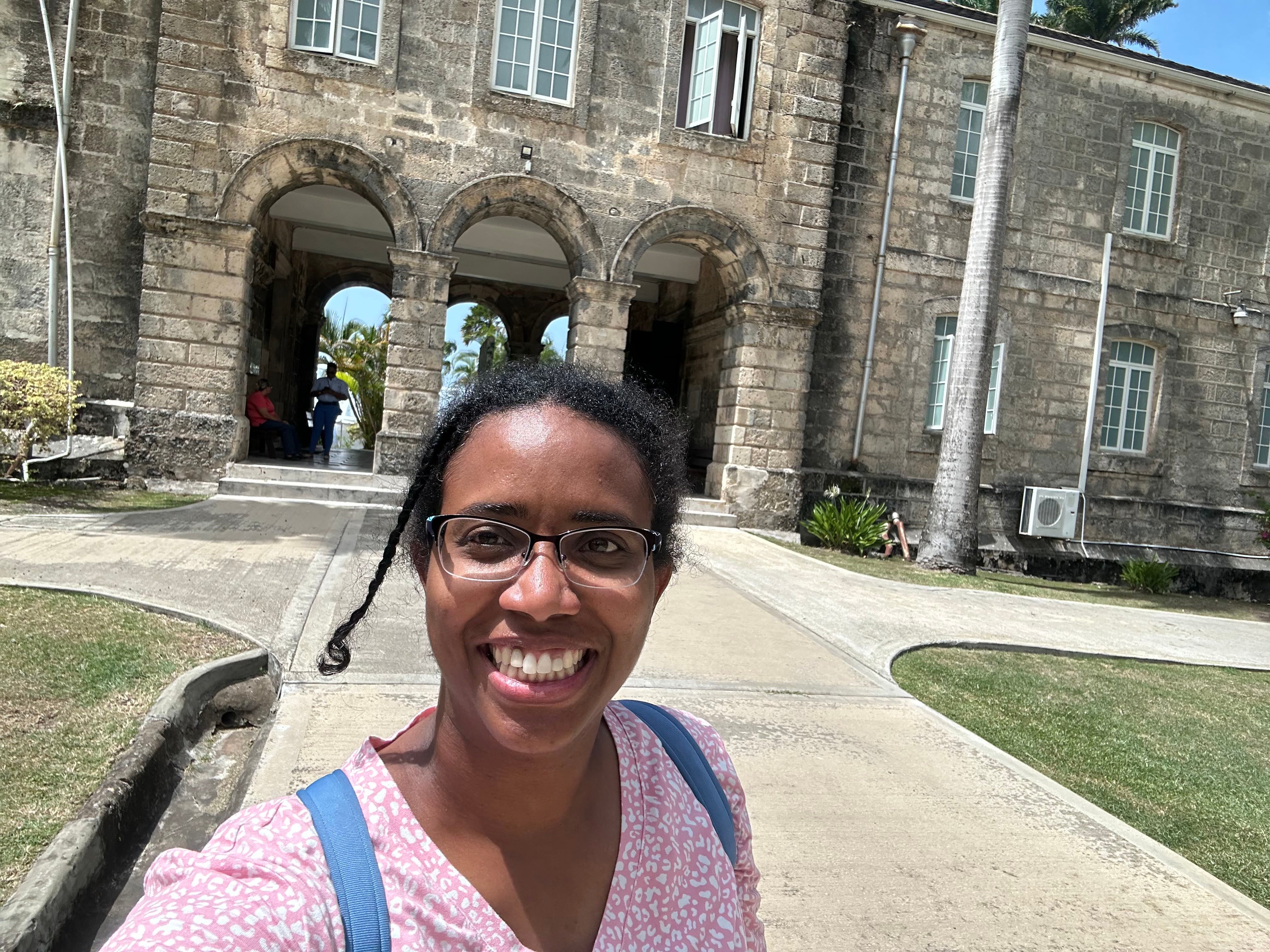 Fulbright Scholar Stephanie Bent in Barbados