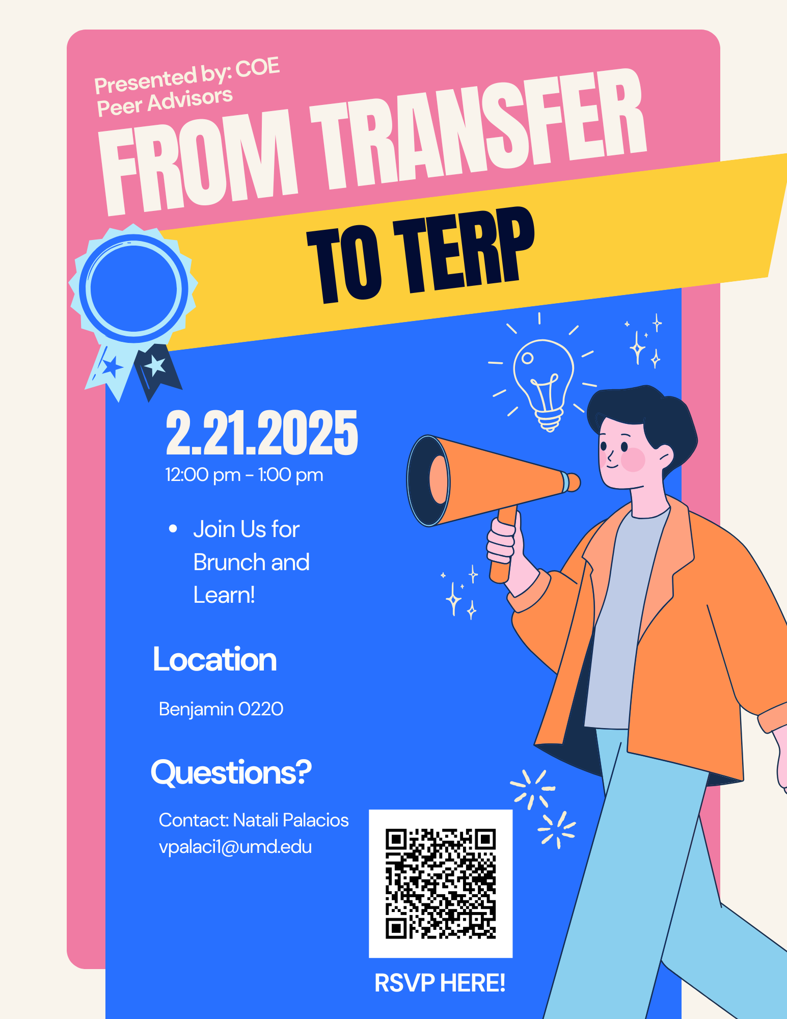 Transfer to Terp flier