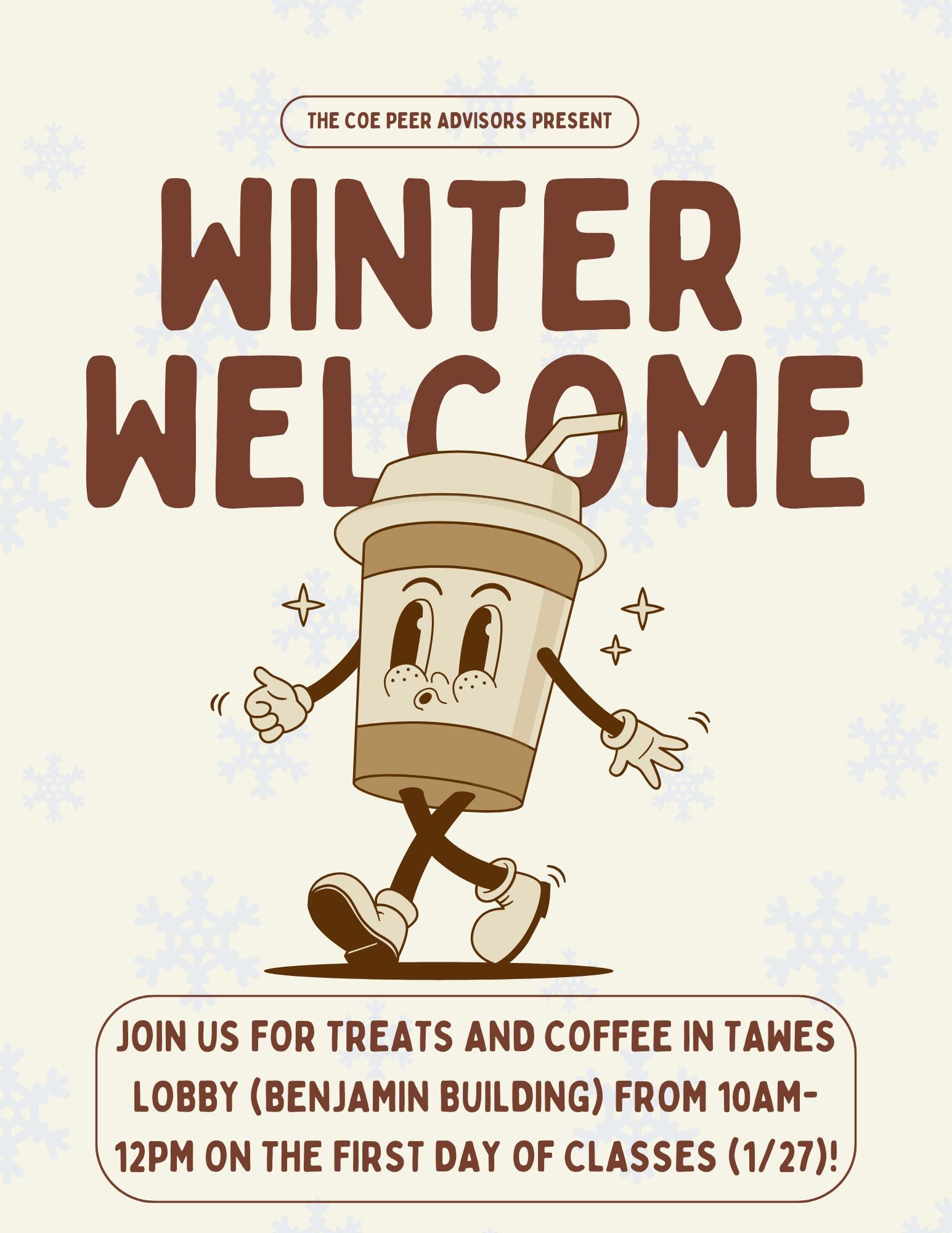 Winter Welcome Flier