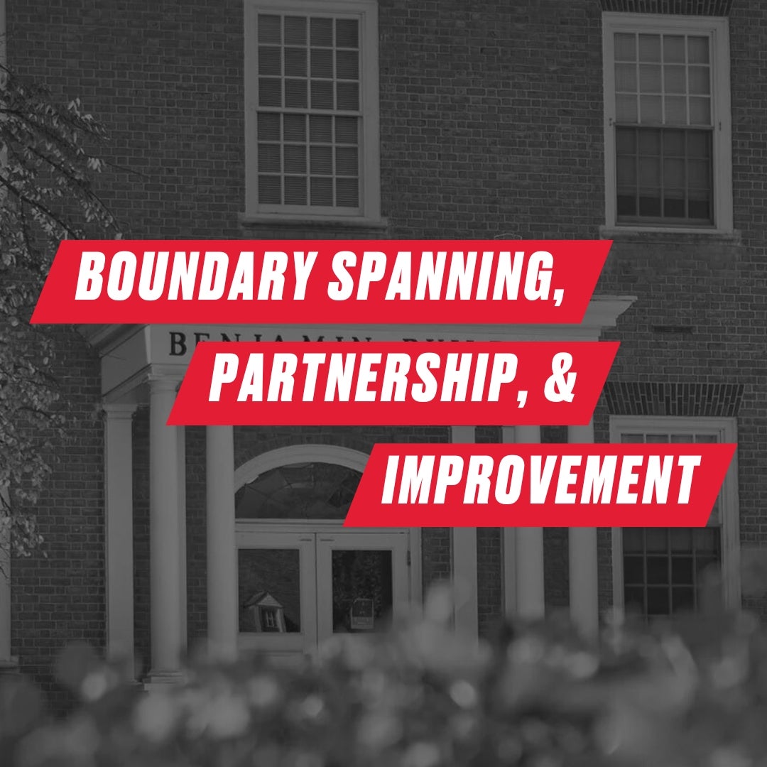 Boundary Spanning, Partnership, and Improvement
