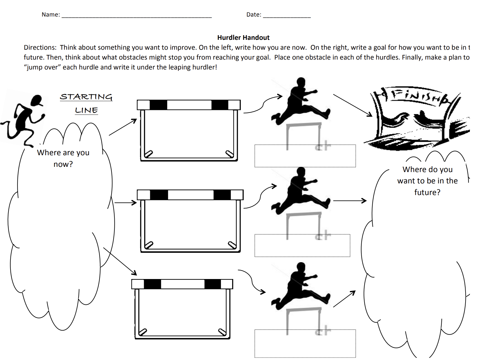 Hurdler Handout First Page