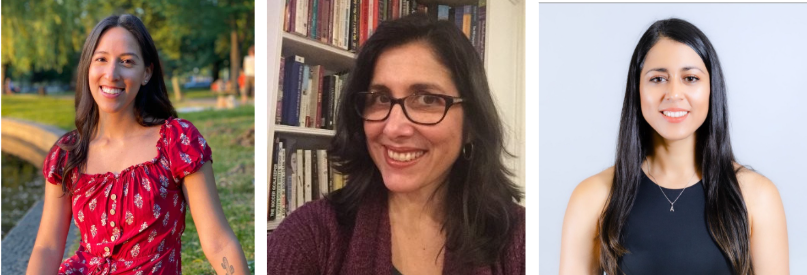 Headshots of Mariana Sanchez, Sandra Gutierrez, and Astrid Sierra