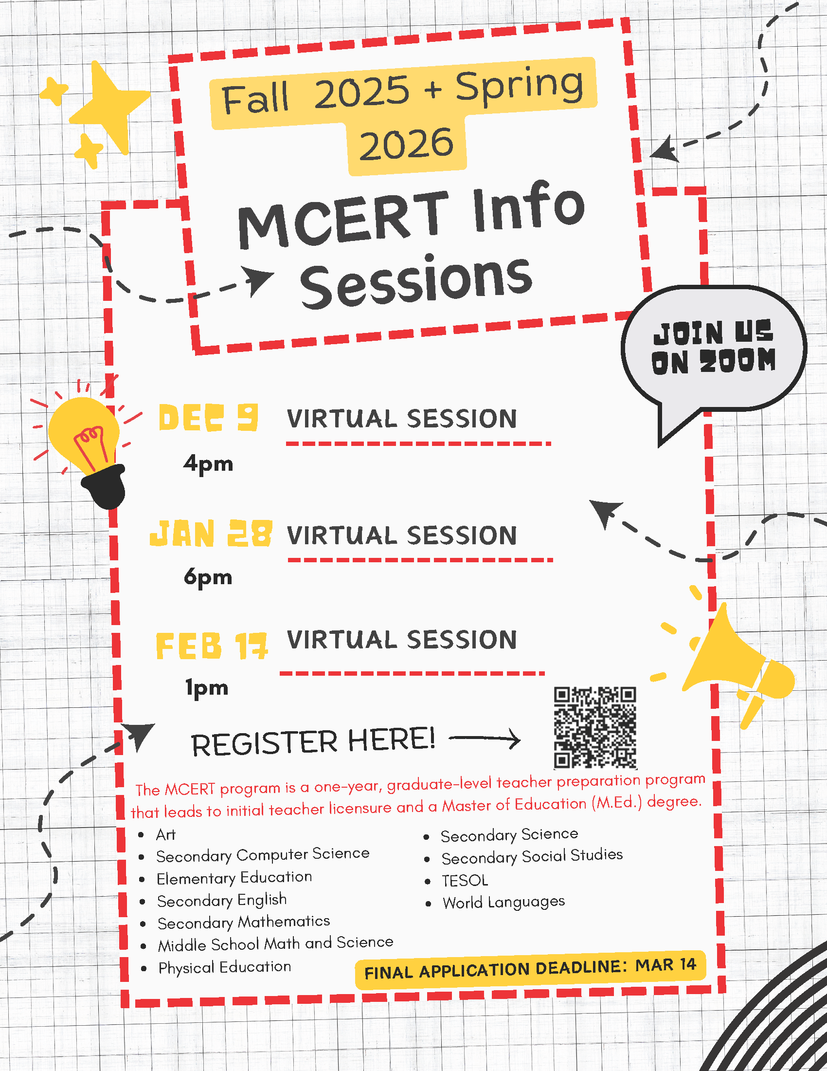MCERT Info Sessions 25-26