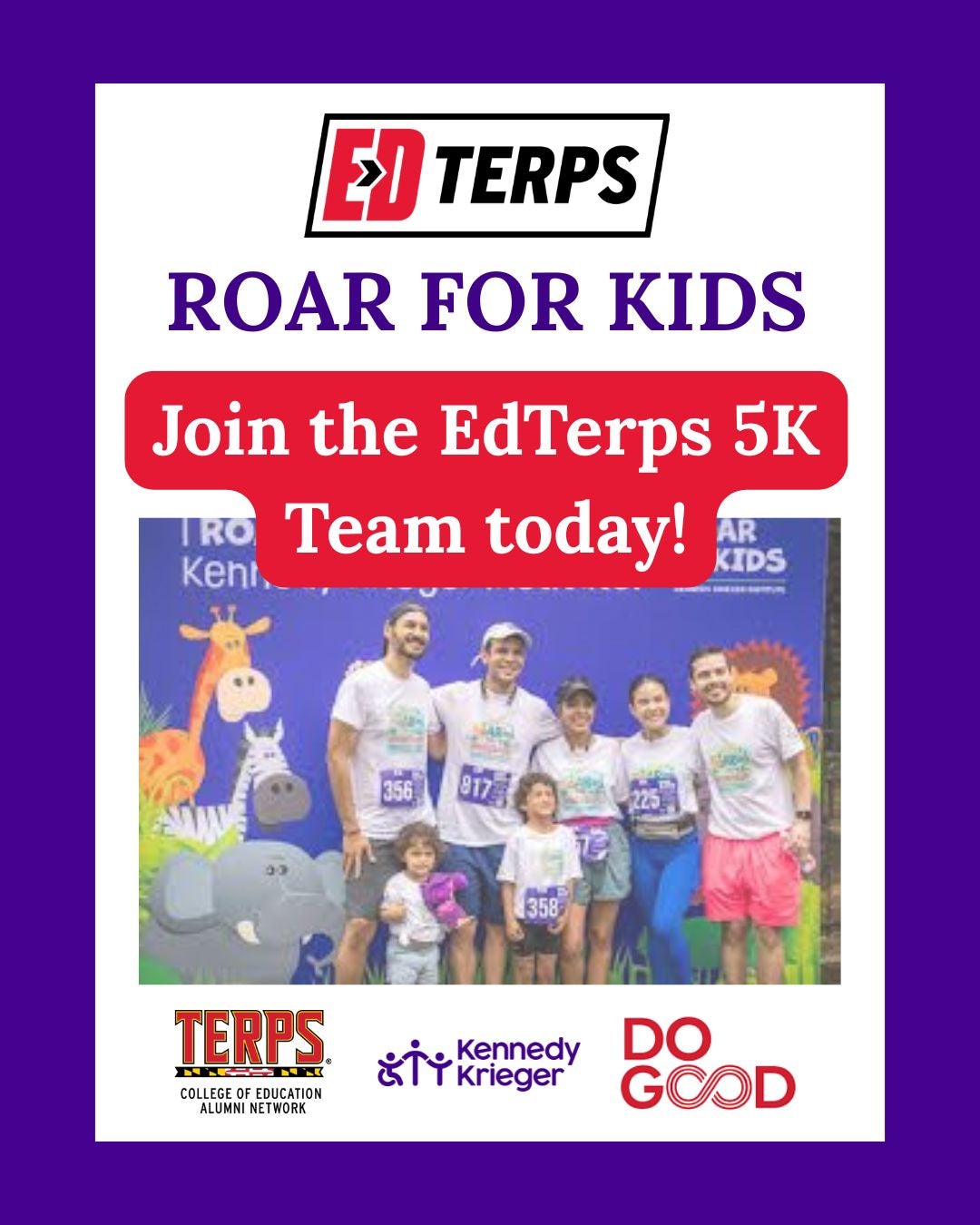 2026 EdTerps ROAR for Kids Promo