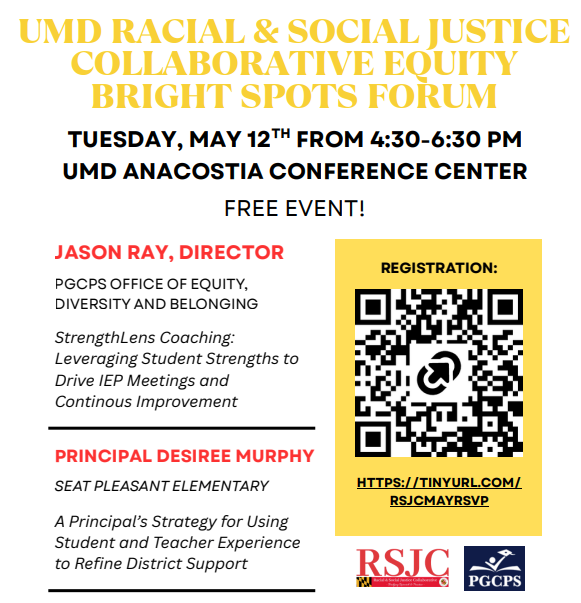 Flyer promoting event information 