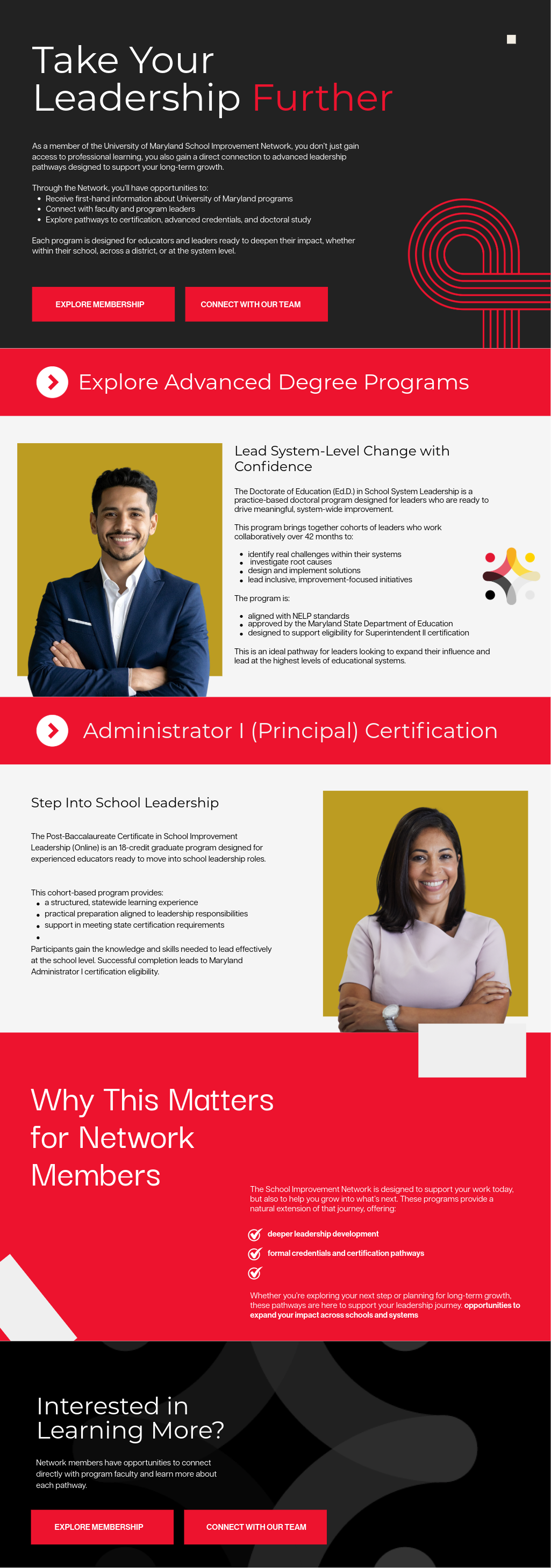 Advanced Leadership Programs