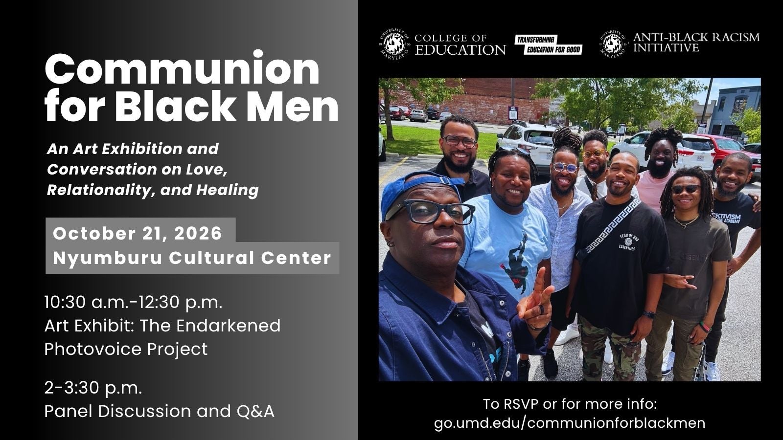 Communion for Black Men event on October 21 2026